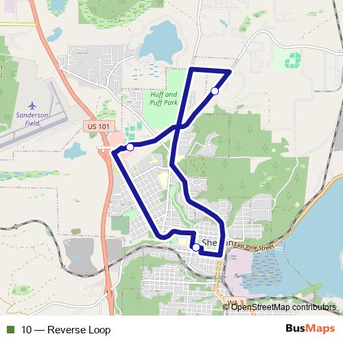 10 bus Line Map