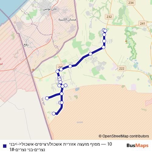 10 bus Line Map