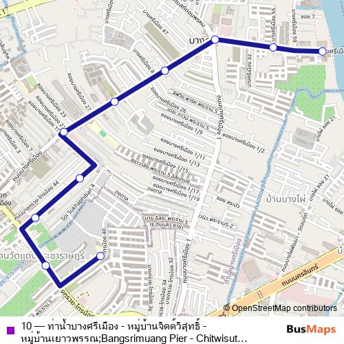 10 bus Line Map