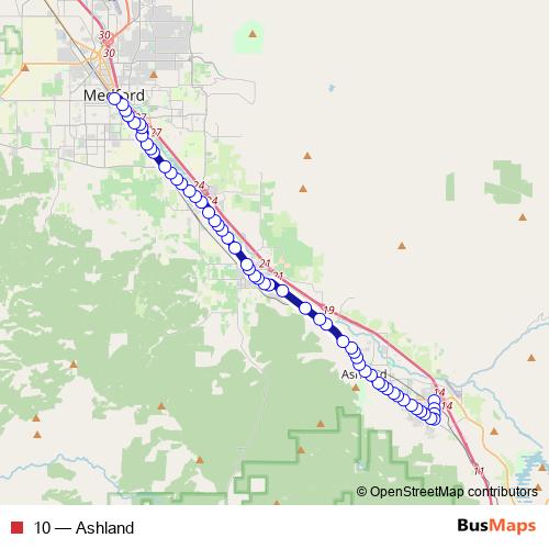 10 bus Line Map