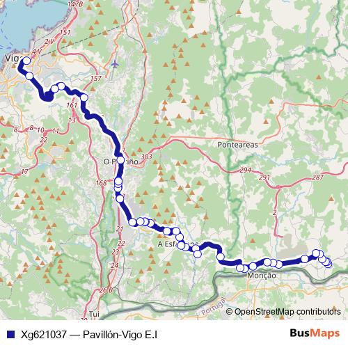 Xg621037 bus Line Map