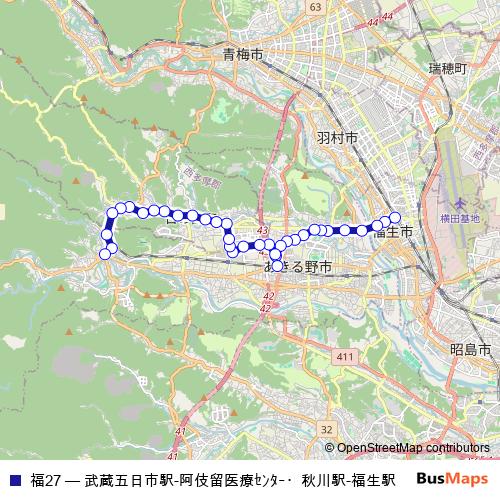福27 bus Line Map