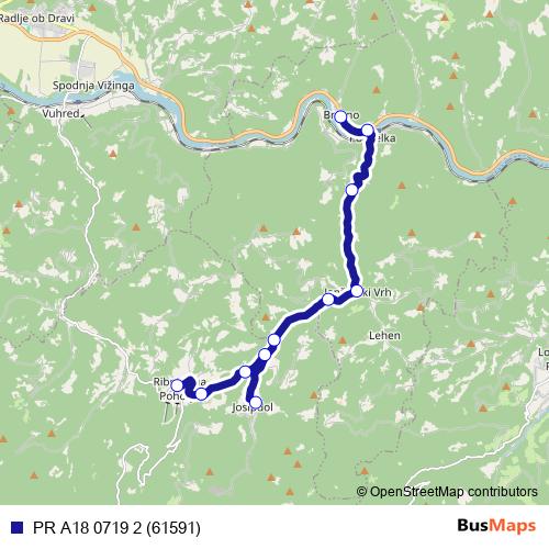 PR A18 0719 2 (61591) bus Line Map