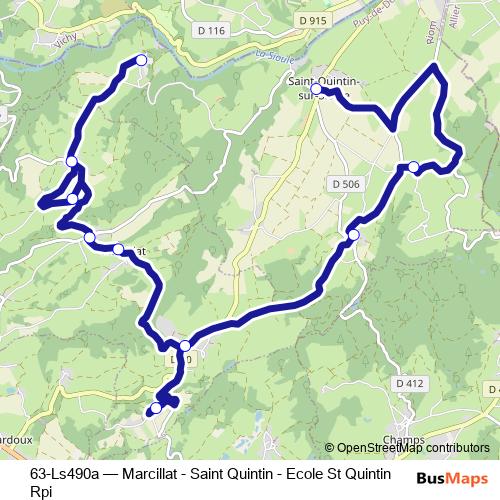 63-Ls490a bus Line Map
