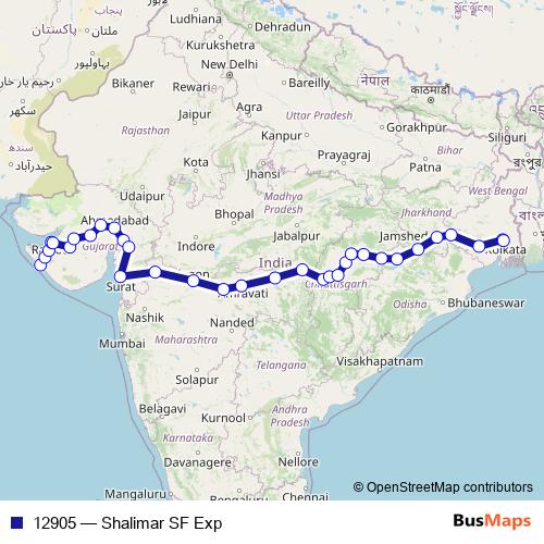 12905 rail Line Map