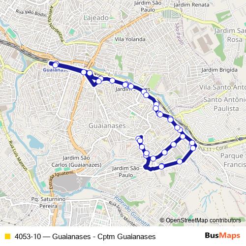 4053-10 bus Line Map