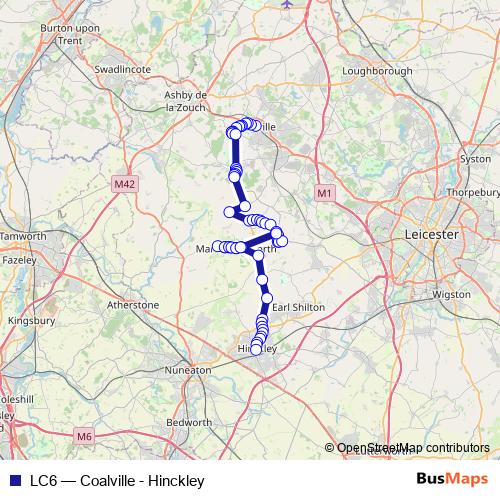 LC6 bus Line Map