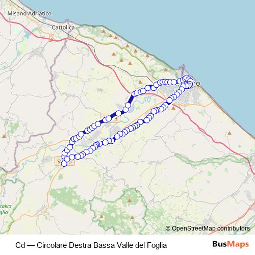 Cd bus Line Map