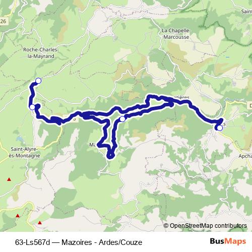 63-Ls567d bus Line Map