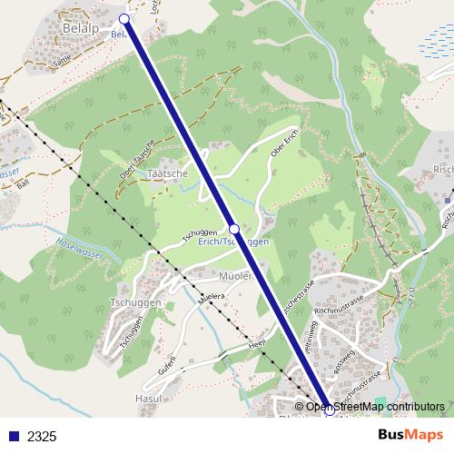 2325 cable-car Line Map