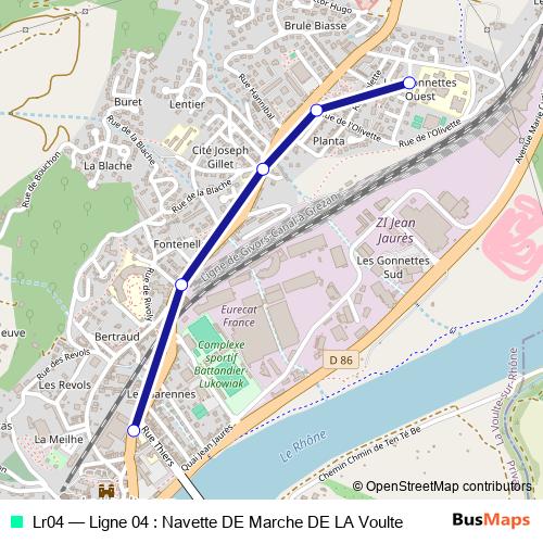 Lr04 bus Line Map