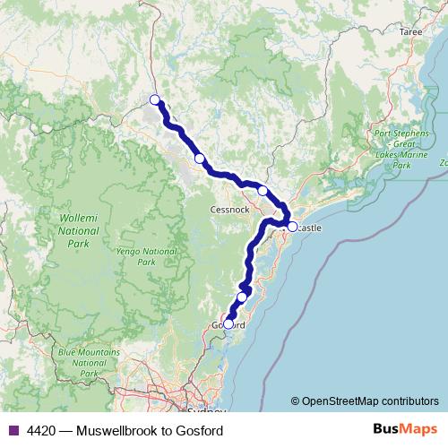 4420 bus Line Map