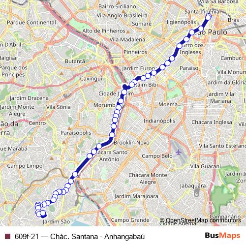 609f-21 bus Line Map