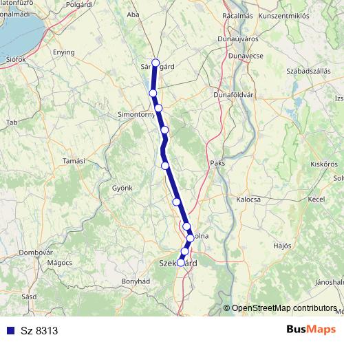 Sz 8313 rail Line Map