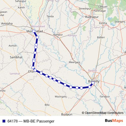 64178 rail Line Map