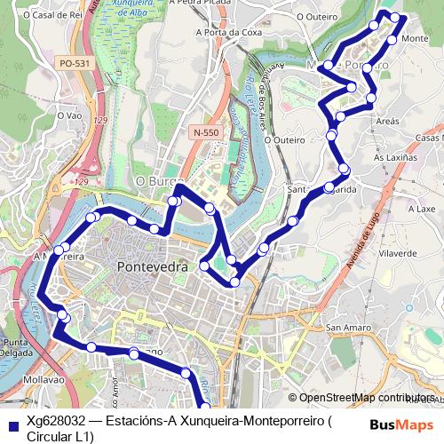 Xg628032 bus Line Map
