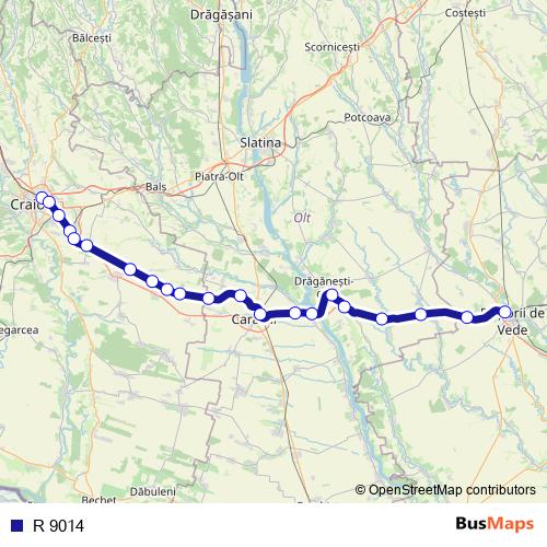 R 9014 rail Line Map