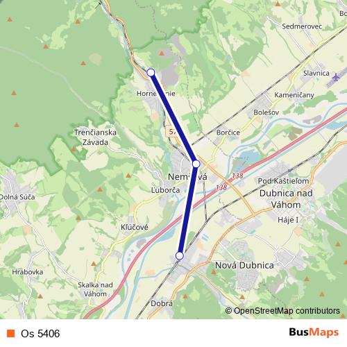 Os 5406 rail Line Map