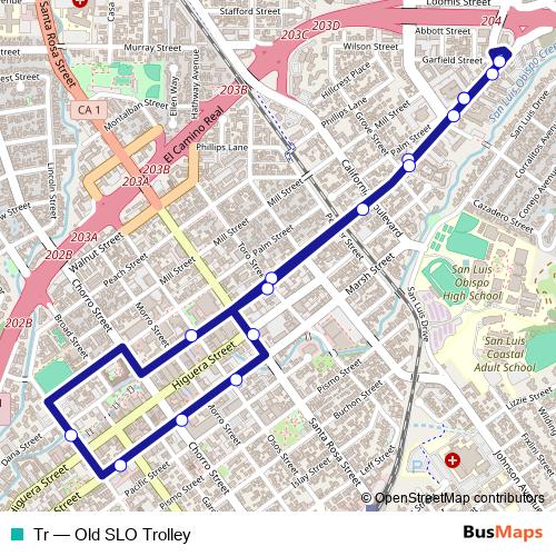 Tr bus Line Map