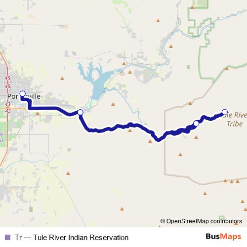Tr bus Line Map