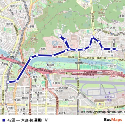 42區 bus Line Map