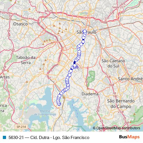 5630-21 bus Line Map