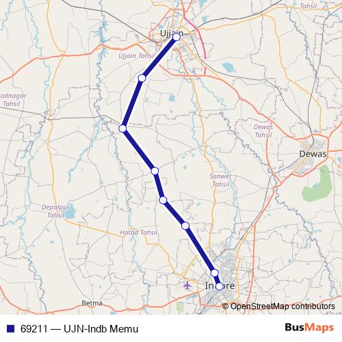69211 rail Line Map