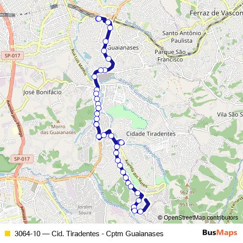 3064-10 bus Line Map