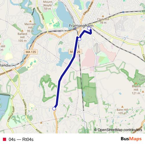 04s bus Line Map