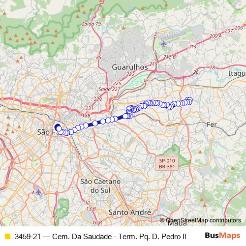 3459-21 bus Line Map