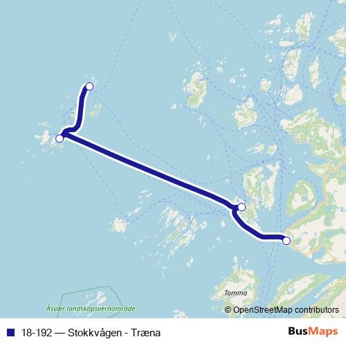 18-192 ferry Line Map