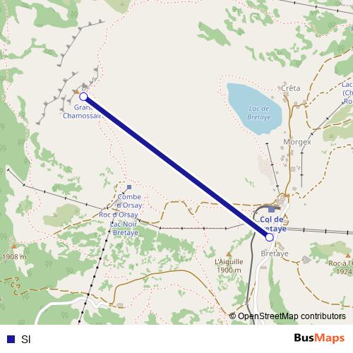 Sl cable-car Line Map