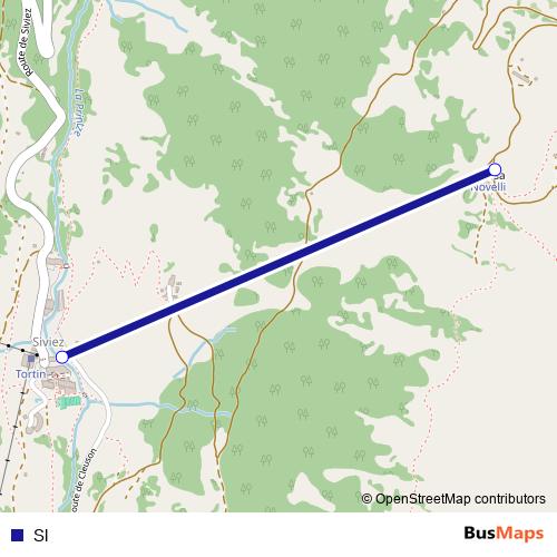 Sl cable-car Line Map