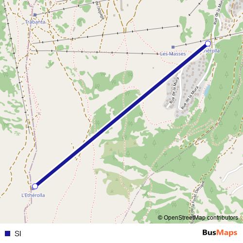 Sl cable-car Line Map