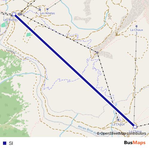 Sl cable-car Line Map