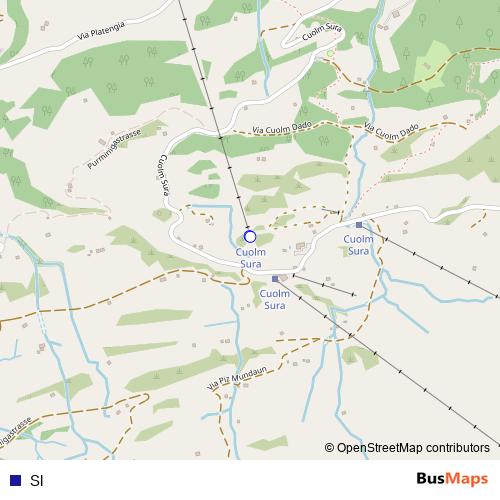 Sl cable-car Line Map