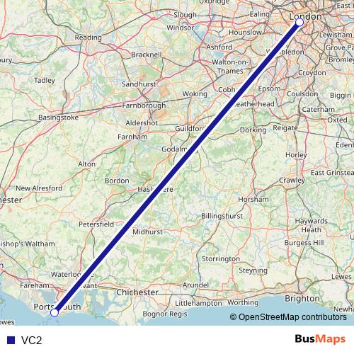 VC2 bus Line Map