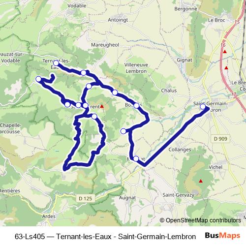 63-Ls405 bus Line Map