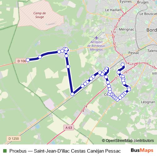 Proxbus bus Line Map