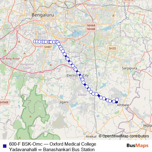 600-F BSK-Omc bus Line Map