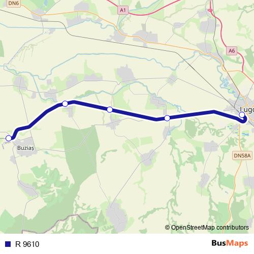 R 9610 rail Line Map