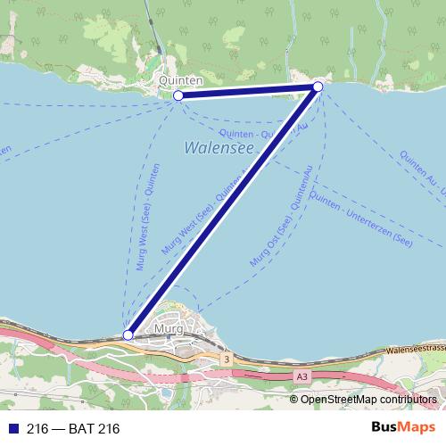 216 ferry Line Map