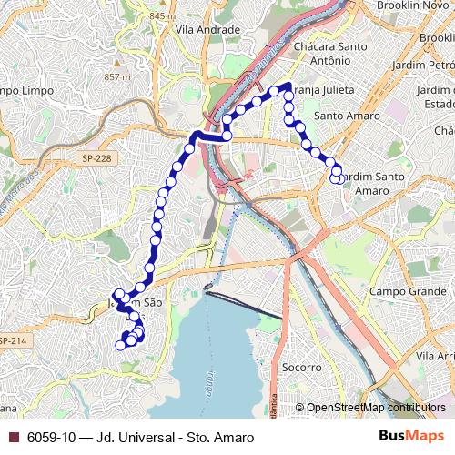 6059-10 bus Line Map
