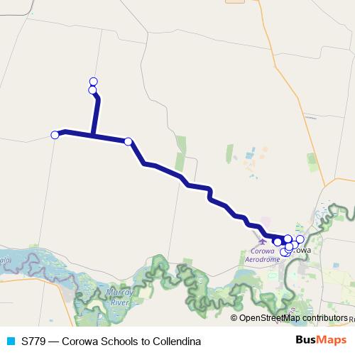 S779 bus Line Map