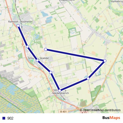 902 bus Line Map