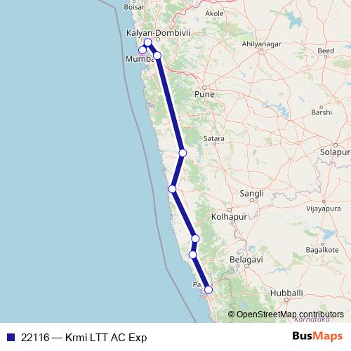 22116 rail Line Map