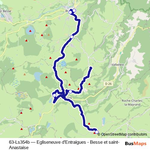 63-Ls354b bus Line Map