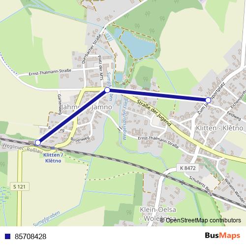 85708428 bus Line Map