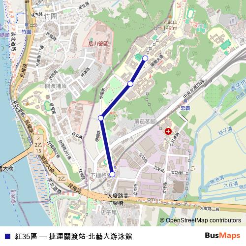 紅35區 bus Line Map