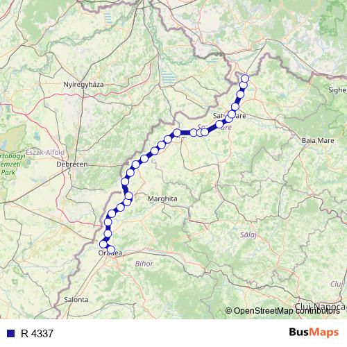 R 4337 rail Line Map